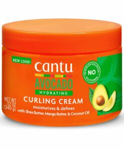 کرم فر کننده و موج ساز مو کانتو آواکادو 340 گرمی Cantu Avocado Curling Cream 3 پیپ کورن (پیپ ذرت) میسوری مرشام آمریکا