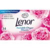 دستمال خوشبو کننده لباس و کمد لنور -خشک کن و نرم کننده لباس- با رایحه شکوفه صورتی 34 عددی Lenor Tumble Dryer Sheets Pink Blossom 3 خرید و قیمت ورق خشک کن لباس لنور مدل شکوفه صورتی 34 عددی Lenor Tumble Dryer Sheets, Pink Blossom