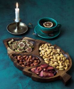 اردور خوری لوکس طرح برگ از چوب گردوی طبیعی ۳۸ سانتیمتری 3 اردور خوری لوکس طرح برگ از چوب گردوی طبیعی ۳۸ سانتیمتری