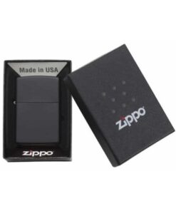 فندک زیپو مشکی مات ساده Zippo 218 (Black Matte) 5 فندک زیپو Zippo 218 (Black Matte)