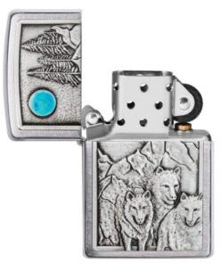 فندک زیپو Zippo 49295 (Wolf Pack & Moon) 6 خرید فندک زیپو Zippo 49295 (Wolf Pack & Moon)