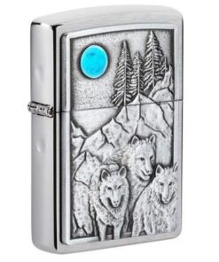 فندک زیپو Zippo 49295 (Wolf Pack & Moon) 7 خرید فندک زیپو Zippo 49295 (Wolf Pack & Moon)