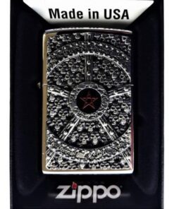 فندک زیپو Zippo 2005043 (Skull Pentagram) 3 فندک زیپو Zippo 2005043 (Skull Pentagram)