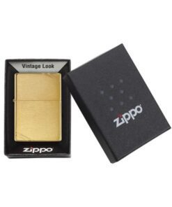 فندک زیپو Zippo 240 (Brushed Brass Vintage) 5 خرید فندک زیپو Zippo 240 (Brushed Brass Vintage)