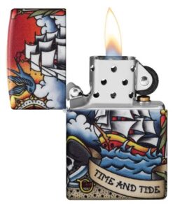 فندک زیپو (Zippo 49532 (Nautical Tatto Design 8 خرید فندک زیپو (Zippo 49532 (Nautical Tatto Design