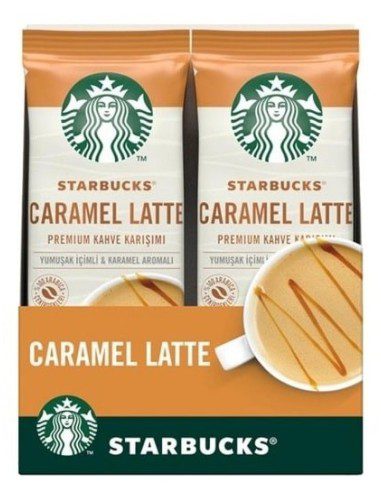 کافی میکس استارباکس کارامل لاته 10عددی Starbucks Caramel Latte 