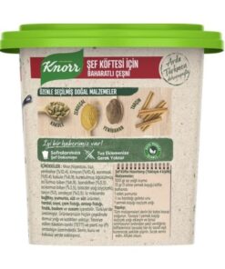 ادویه مخصوص کوفته کنور Knorr Sef Koftesi Icin Baharatli Cesni 5 ادویه مخصوص کوفته کنور Knorr Sef Koftesi Icin Baharatli Cesni