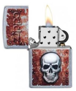 فندک زیپو جمجمه زنگ زده Zippo 29870 (Rusted Skull Design) 5 فندک زیپو جمجمه زنگ زده Zippo 29870 (Rusted Skull Design)