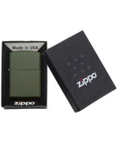 فندک زیپو سبز مات Zippo 221 (Green Matte) 7 فندک زیپو سبز مات Zippo 221 (Green Matte)