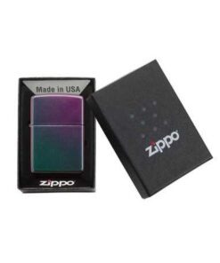 فندک زیپو رنگین کمانی مات Zippo 49146 (Reg Iridescent Matte) 7 فندک زیپو رنگین کمانی مات Zippo 49146 (Reg Iridescent Matte)