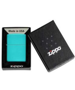 فندک زیپو فیروزه ای Zippo 49454 (Flat Torquoise) 6 فندک زیپو فیروزه ای Zippo 49454 (Flat Torquoise)
