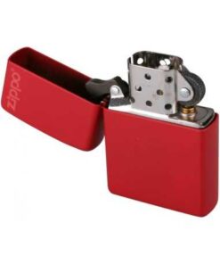 فندک زیپو قرمز مات Zippo 233ZL (RED MATTE) 5 فندک زیپو قرمز مات Zippo 233ZL (RED MATTE)