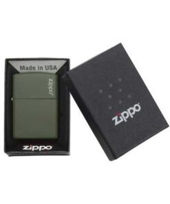 فندک زیپو سبز مات Zippo 221ZL (Green Matte) 6 فندک زیپو سبز مات Zippo 221ZL (Green Matte)