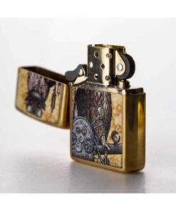 فندک زیپو طرح جغد Zippo CI404578 (TEAMPUNK OWL) 3 فندک زیپو طرح جغد Zippo CI404578 (TEAMPUNK OWL)