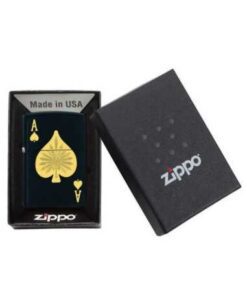 فندک زیپو آس پیک مشکی Zippo 218-040507 (Ace REGULAR MATTE) 5 فندک زیپو آس پیک مشکی Zippo 218-040507 (Ace REGULAR MATTE)