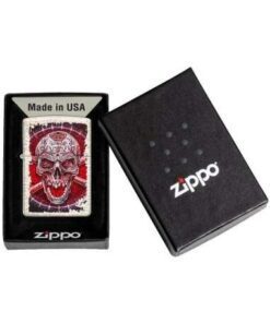 فندک زیپو طرح جمجمه Zippo 49410 (SKULL) 8 فندک زیپو طرح جمجمه Zippo 49410 (SKULL)