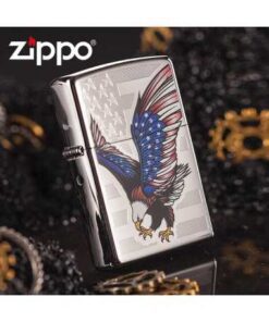 فندک زیپو طرح عقاب Zippo 28449 (EAGLE FLAG) 11 فندک زیپو طرح عقاب Zippo 28449 (EAGLE FLAG)