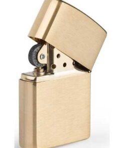 فندک زیپو طلایی Zippo 204 (BRUSH FINISH BRASS) 7 فندک زیپو طلایی Zippo 204 (BRUSH FINISH BRASS)