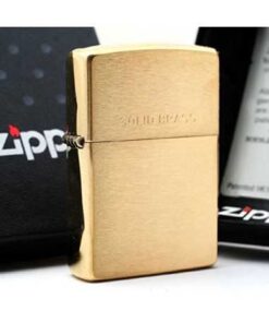 فندک زیپو طلایی Zippo 204 (BRUSH FINISH BRASS) 9 فندک زیپو طلایی Zippo 204 (BRUSH FINISH BRASS)