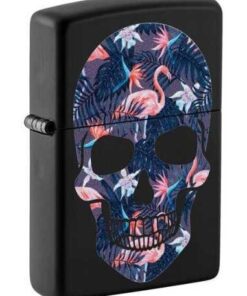 فندک زیپو طرح جمجمه و فلامینگو Zippo 49771 (FLAMINGO SKULL) 7 فندک زیپو طرح جمجمه و فلامینگو Zippo 49771 (FLAMINGO SKULL)