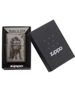 فندک زیپو طرح گرگ Zippo 49073 (Wolf) 7 فندک زیپو طرح گرگ Zippo 49073 (Wolf)