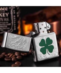 فندک زیپو طرح شبدر Zippo 24699 8 فندک زیپو طرح شبدر Zippo 24699