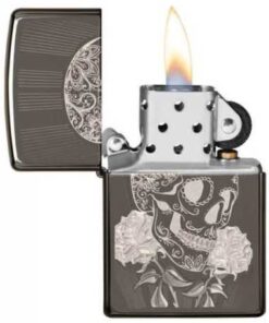 فندک زیپو طرح جمجمه Zippo 29883 (FANCY SKULL) 6 فندک زیپو طرح جمجمه Zippo 29883 (FANCY SKULL)