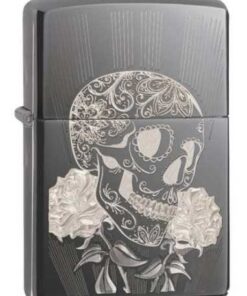 فندک زیپو طرح جمجمه Zippo 29883 (FANCY SKULL) 8 فندک زیپو طرح جمجمه Zippo 29883 (FANCY SKULL)