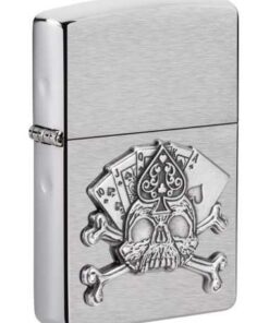 فندک زیپو طرح جمجمه Zippo 49293 (CARD SKULL EMBLEM) 7 خرید فندک زیپو طرح جمجمه Zippo 49293 (CARD SKULL EMBLEM)