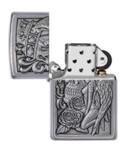 فندک زیپو جمجمه و فرشته Zippo 49442 (SKULL AND ANGEL) 7 فندک زیپو جمجمه و فرشته Zippo 49442 (SKULL AND ANGEL)