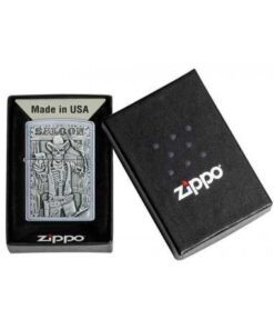 فندک زیپو طرح اسکلت Zippo 49298 (SALOON SKULL EMBLEM) 5 فندک زیپو طرح اسکلت Zippo 49298 (SALOON SKULL EMBLEM)