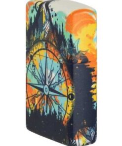 فندک زیپو طرح قطب نما شبرنگ Zippo 49805 (COMPASS DESIGN) 15 فندک زیپو طرح قطب نما شبرنگ Zippo 49805 (COMPASS DESIGN)