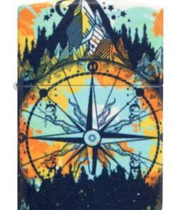 فندک زیپو طرح قطب نما شبرنگ Zippo 49805 (COMPASS DESIGN) 18 فندک زیپو طرح قطب نما شبرنگ Zippo 49805 (COMPASS DESIGN)