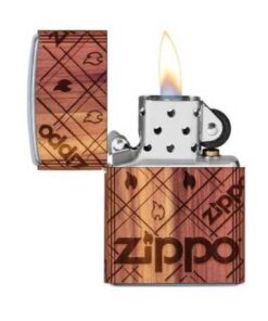فندک زیپو روکش چوب وودچاک Zippo 49331 (Woodchuck WRAP Zippo Flame) 8 فندک زیپو روکش چوب وودچاک Zippo 49331 (Woodchuck WRAP Zppo Flame)