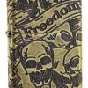 فندک زیپو آرمورکیس طلایی آنتیک Zippo 49035 (FREEDOM SKULL) 16 فندک زیپو آرمورکیس طلایی آنتیک Zippo 49035 (FREEDOM SKULL)