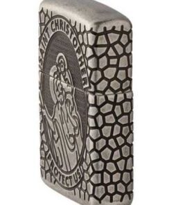 فندک زیپو نقره آرمورکیس سنت کریستوفر Zippo 49160 (ST CHRISTOPHER MEDAL) 8 فندک زیپو نقره آرمورکیس سنت کریستوفر Zippo 49160 (ST CHRISTOPHER MEDAL)