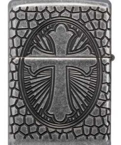 فندک زیپو نقره آرمورکیس سنت کریستوفر Zippo 49160 (ST CHRISTOPHER MEDAL) 10 فندک زیپو نقره آرمورکیس سنت کریستوفر Zippo 49160 (ST CHRISTOPHER MEDAL)