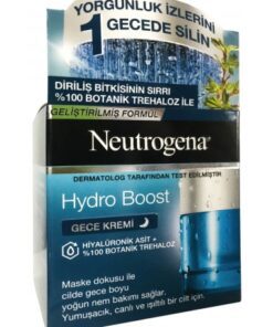 کرم آبرسان شب هیدرو بوست نوتروژینا Neutrogena Hydro Boost Gece Kremi 3 خرید کرم آبرسان شب هیدرو بوست نوتروژینا Neutrogena Hydro Boost Gece Kremi