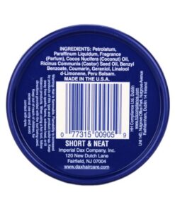 واکس مو شورت اند نیت داکس آبی 99گرمی Dax Short & Neat Light Hair Dress 4 واکس مو شورت اند نیت داکس Dax Short & Neat Light Hair Dress