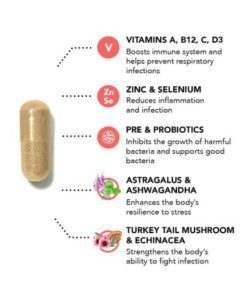 کپسول مکمل تقویت سیستم ایمنی بدن ایمیونتامین هیرتامین Hairtamin Immunetamin Capsules 5 کپسول مکمل تقویت سیستم ایمنی بدن ایمیونتامین هیرتامین Hairtamin Immunetamin Capsules