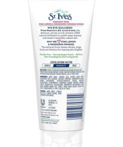 اسکراب روشن کننده لیموی صورتی و پرتقال ماندارین سنت ایوز St. Ives Radiant Skin Pink Lemon and Mandarin Orange Scrub 3 اسکراب روشن کننده لیموی صورتی و پرتقال ماندارین سنت ایوز St. Ives Radiant Skin Pink Lemon and Mandarin Orange Scrub