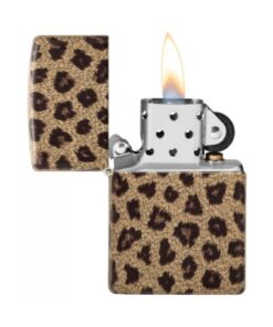 فندک زیپو طرح پلنگ Zippo 48219 (Leopard Print Design) 3 فندک زیپو طرح پلنگ Zippo 48219 (Leopard Print Design)
