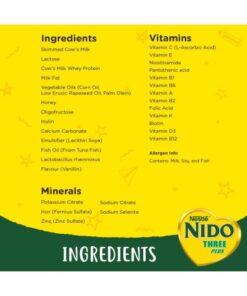 شیر خشک تری پلاس (3تا 5) سال نیدو نستله Nestle Nido Three Plus Baby Milk 8 شیر خشک تری پلاس (3تا 5) سال نیدو نستله Nestle Nido Three Plus Baby Milk