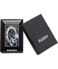 فندک زیپو Zippo 29854 (Skull Clock Design) 8 خرید فندک زیپو Zippo 29854 (Skull Clock Design)
