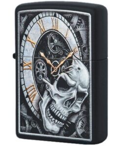 فندک زیپو Zippo 29854 (Skull Clock Design) 9 خرید فندک زیپو Zippo 29854 (Skull Clock Design)