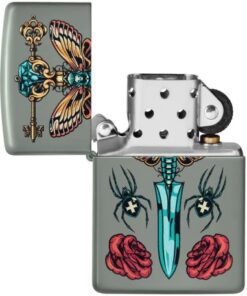 فندک زیپو Zippo 49860 (Gothic Dagger Design) 6 خرید فندک زیپو Zippo 49860 (Gothic Dagger Design)