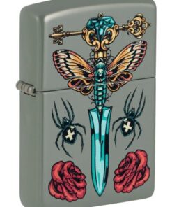 فندک زیپو Zippo 49860 (Gothic Dagger Design) 8 خرید فندک زیپو Zippo 49860 (Gothic Dagger Design)