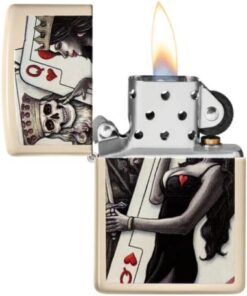 فندک زیپو Zippo 49942 (Skull King Queen Beaut) 6 خرید فندک زیپو Zippo 49942 (Skull King Queen Beaut)