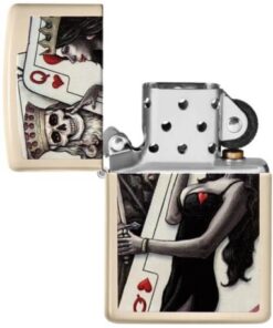 فندک زیپو Zippo 49942 (Skull King Queen Beaut) 7 خرید فندک زیپو Zippo 49942 (Skull King Queen Beaut)