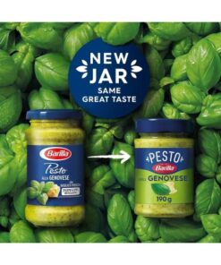 سس پستو باریلا سبز (با ریحان ایتالیایی) Barilla Pesto Genovese 190g 20 سس پستو باریلا سبز (با ریحان ایتالیایی) Barilla Pesto Genovese 190g
